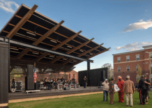 Urban Artist Exchange Amphitheater honored with AIA Delaware Design Award 3 The Urban Artist Exchange Outdoor Amphitheater in Wilmington, designed by Architectural Alliance and built by EDiS, recently received a Delaware Design Award from the American Institute of Architects.(Photo courtesy of EDiS)