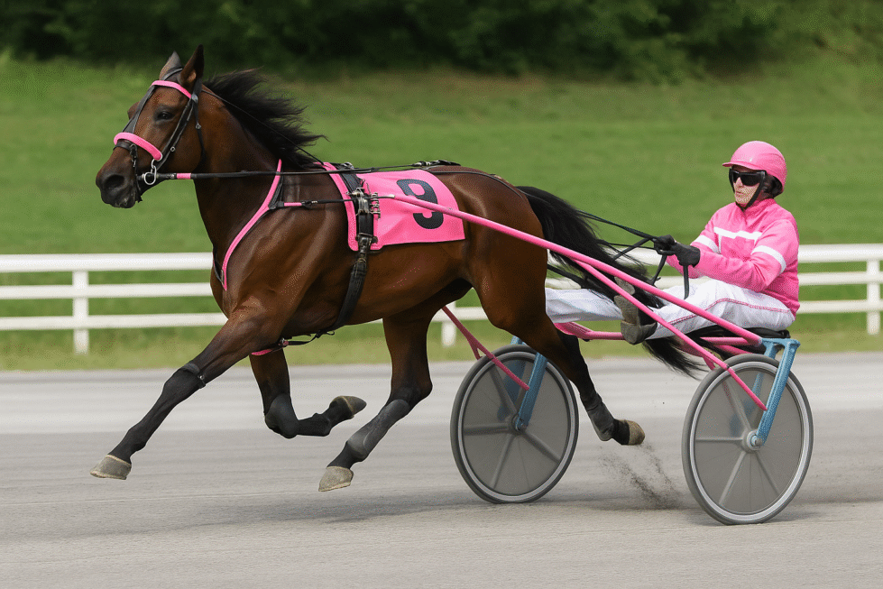 Racing Forward in Pink 002