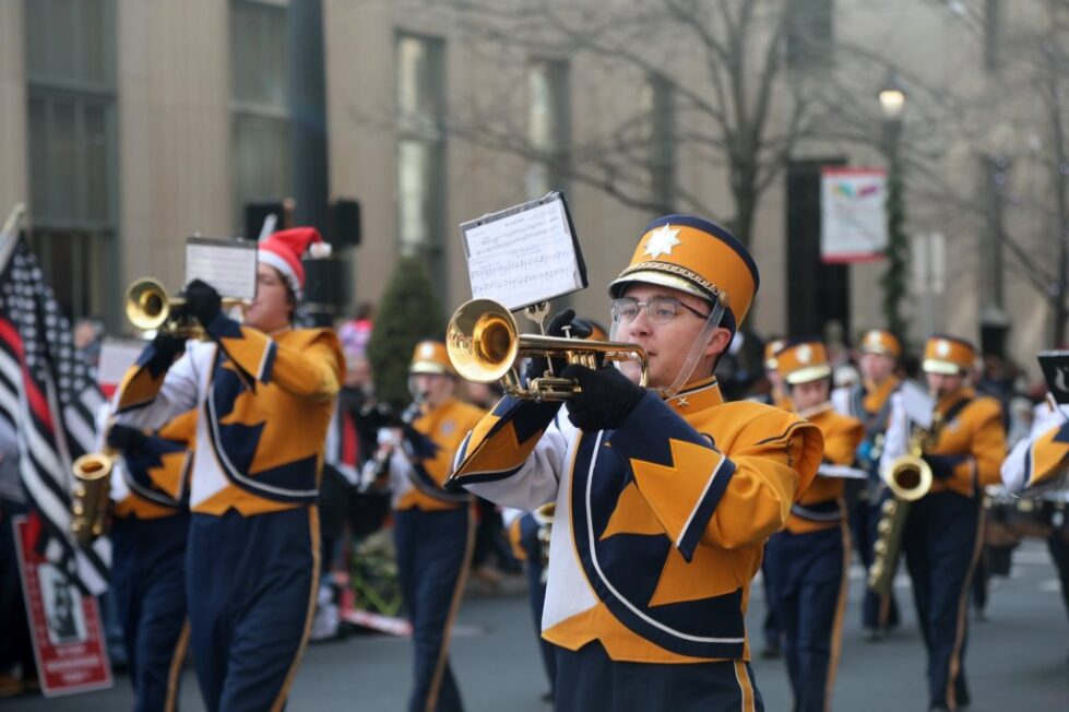 61st Annual Jaycees Christmas Parade Set to Bring Holiday Magic Back to Downtown Wilmington 3 salesianum band trumpet 002